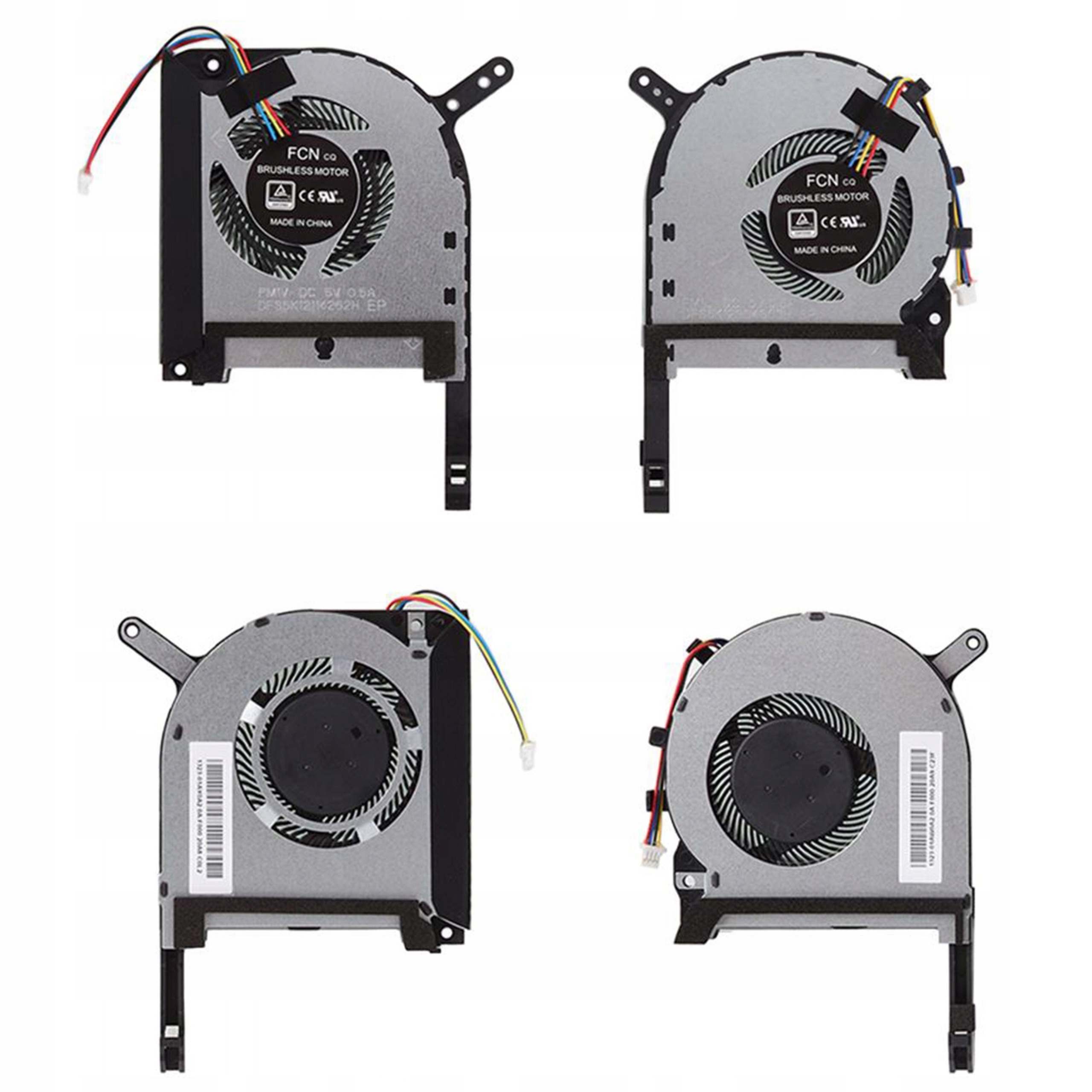 Ventilátory Asus FX705 FX505 FX505DD FX506 FA506 FX86F Cpu Gpu Originál