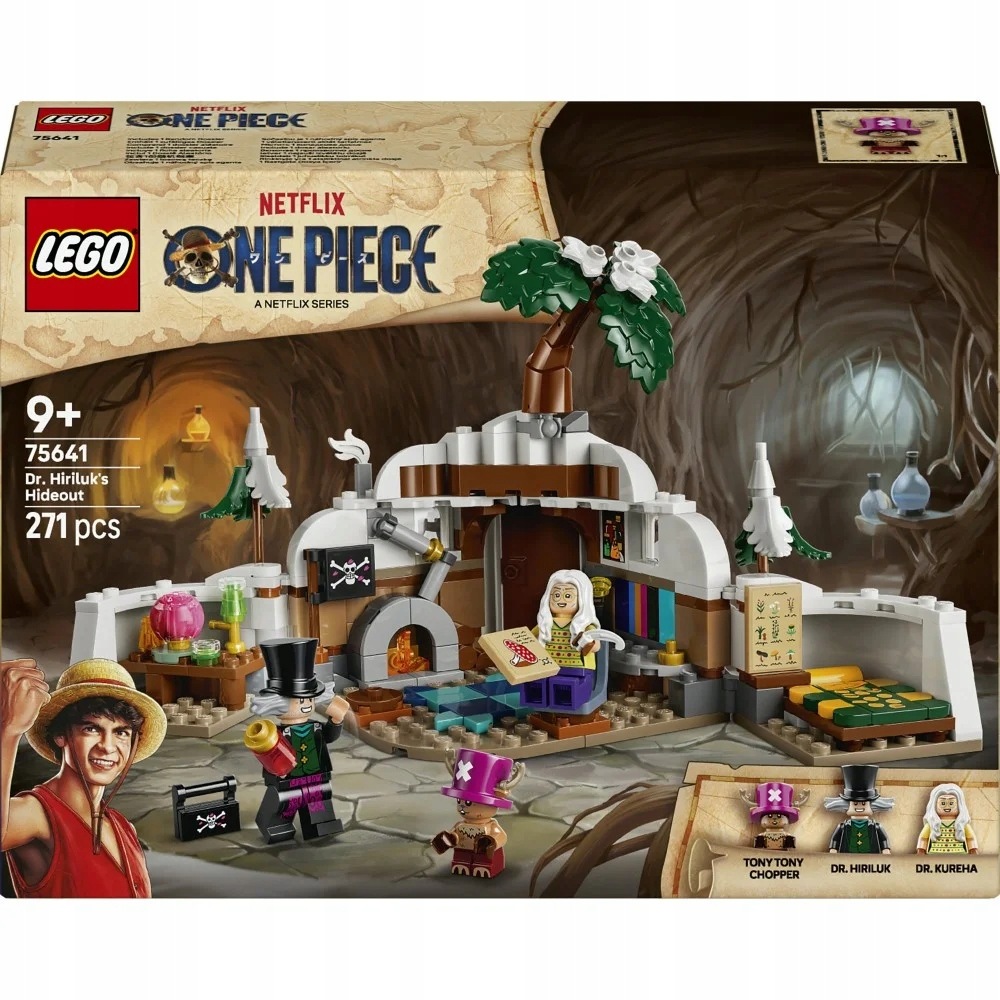* Lego One Piece Úkryt doktora Hiluluka 75641