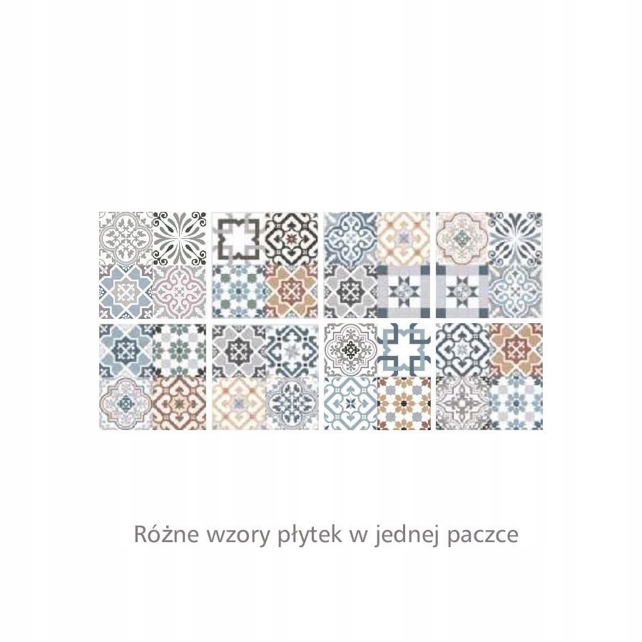 PŁYTKI Fancy Orixe 45X45 PATCHWORK EL CASA NOWOŚĆ Długość 45 cm