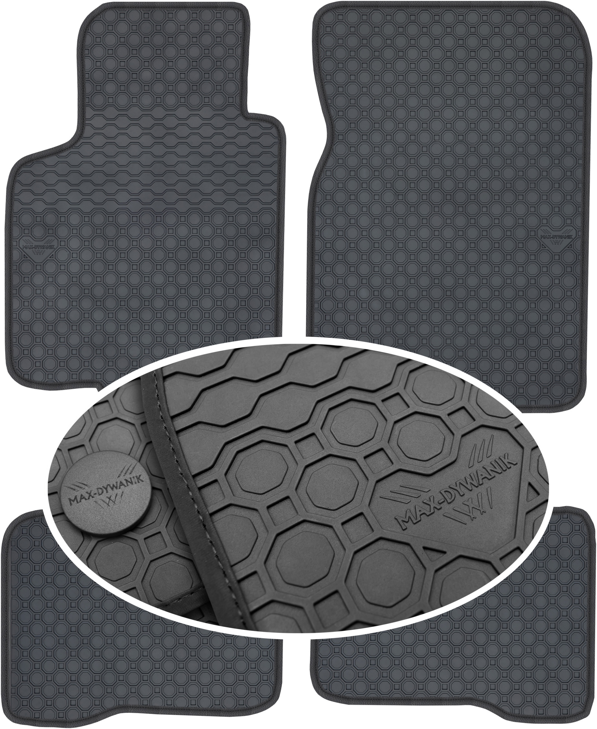 Mazda 323 V Ba Sd 1994-1998 Gumový koberec PrimeLiner čierny