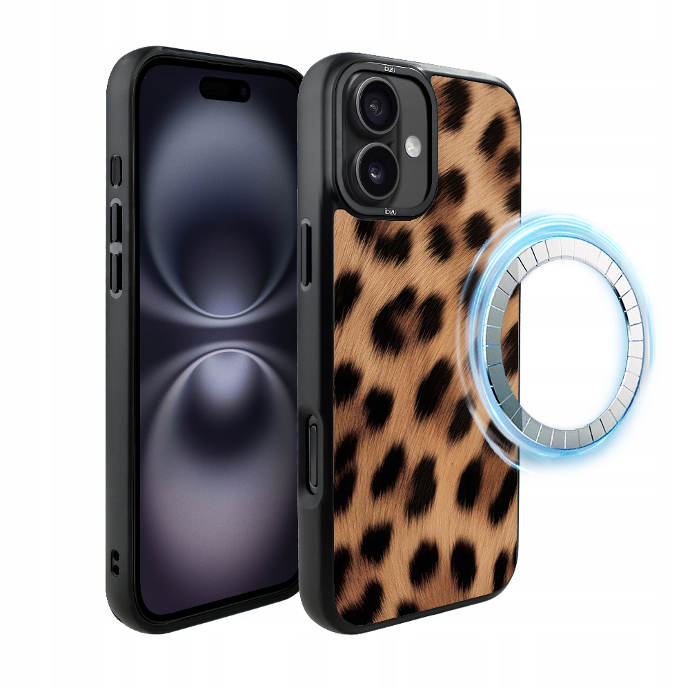 Matný Pouzdro Ibizu DropGuard pro iPhone 16 Plus s MagSafe, Pantera