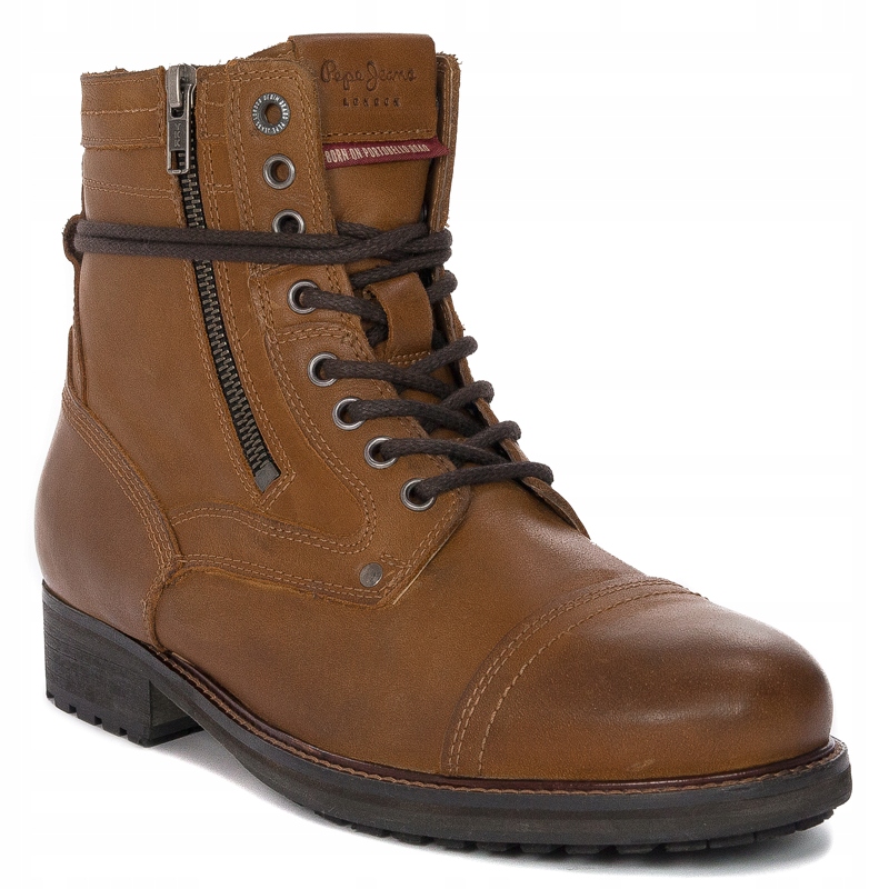 Pepe Jeans Botki Skóra Ocieplane PMS50206 878 r.45