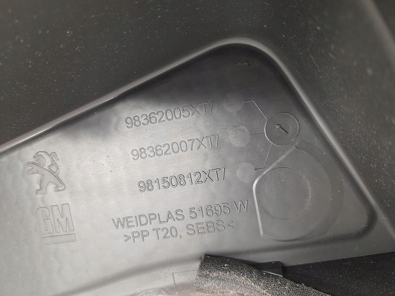 PODSZYBIE PEUGEOT 5008 II GT LIFT 98362005XT 98362007XT 98150812XT Jakość części (zgodnie z GVO) O - oryginał z logo producenta pojazdu (OE)