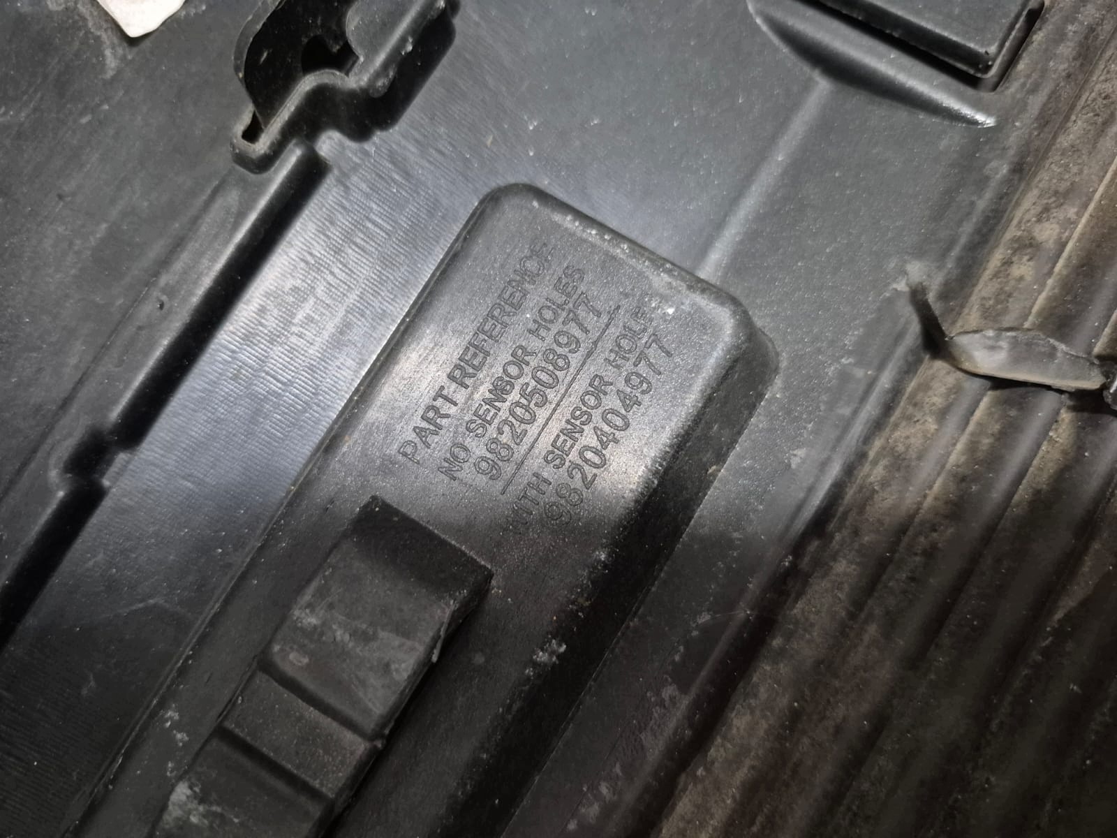DS 7 CROSSBACK 17-26 Paraurti posteriore posteriore PDC