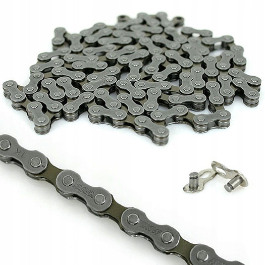 

Łańcuch rowerowy 7 rz. 116 ogniw 1/2 x 3/32 7,3 mm
