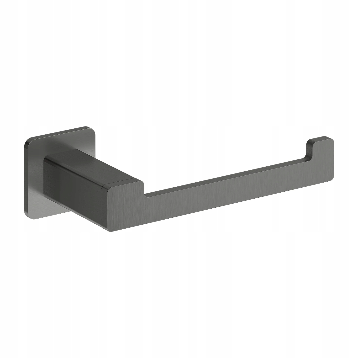 Uchwyt na papier toaletowy grafit szczotkowany Omnires Nelson NL80510GR