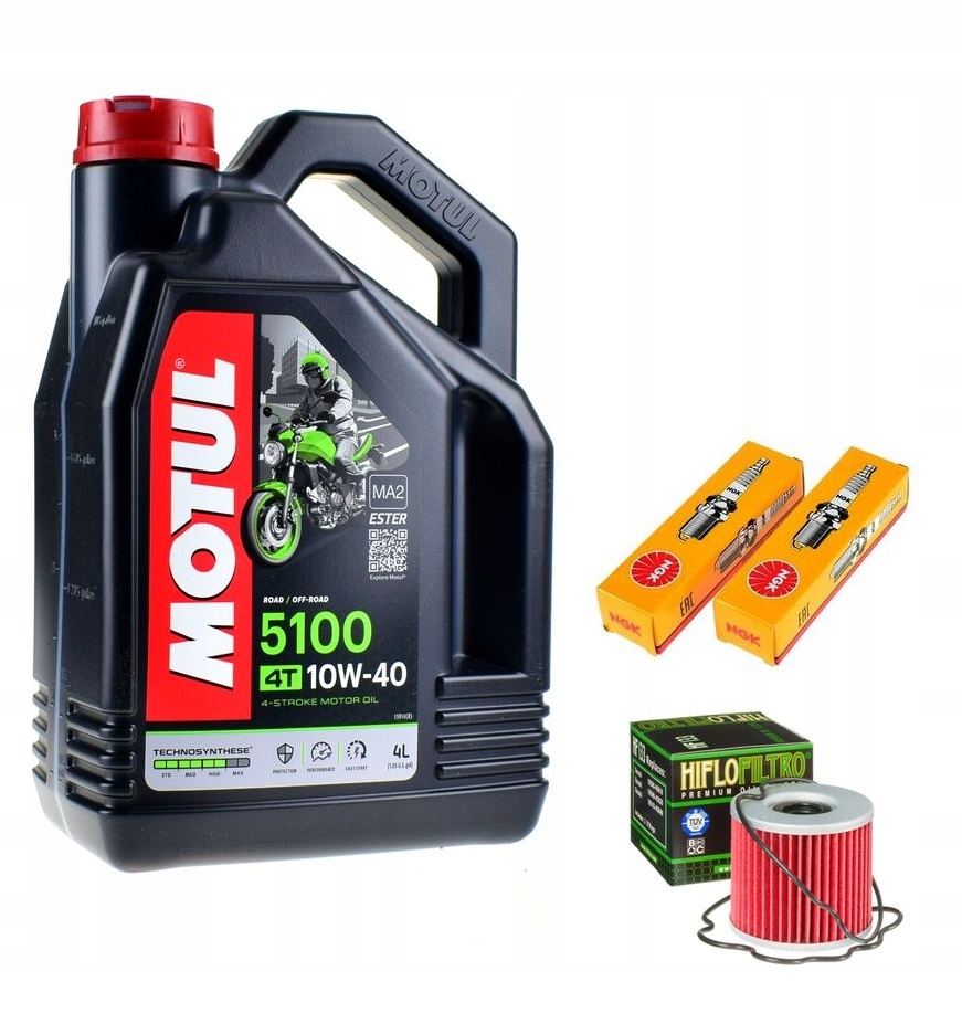 

Olej Motul Filtr oleju Świece Ngk do Suzuki Gs 500