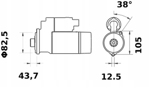 140 - LETRIKA MS140 стартер