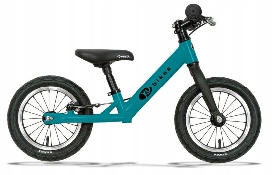 

Lekki rowerek biegowy KUbikes 12" Turkusowy