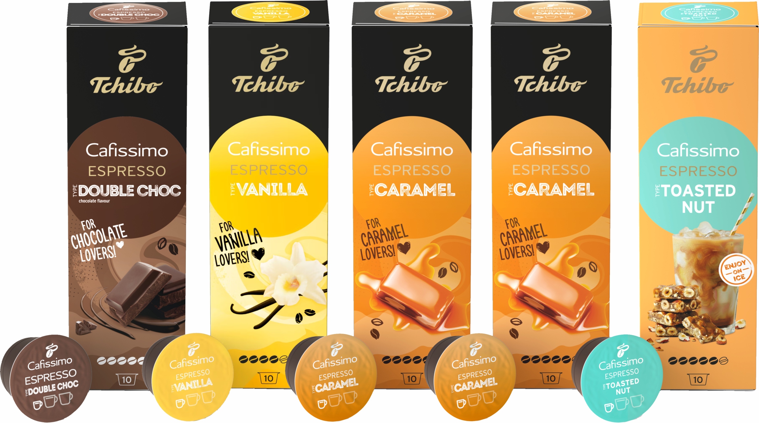 Tchibo Cafissimo Smakové 5 x 10 kapslí s aromatem