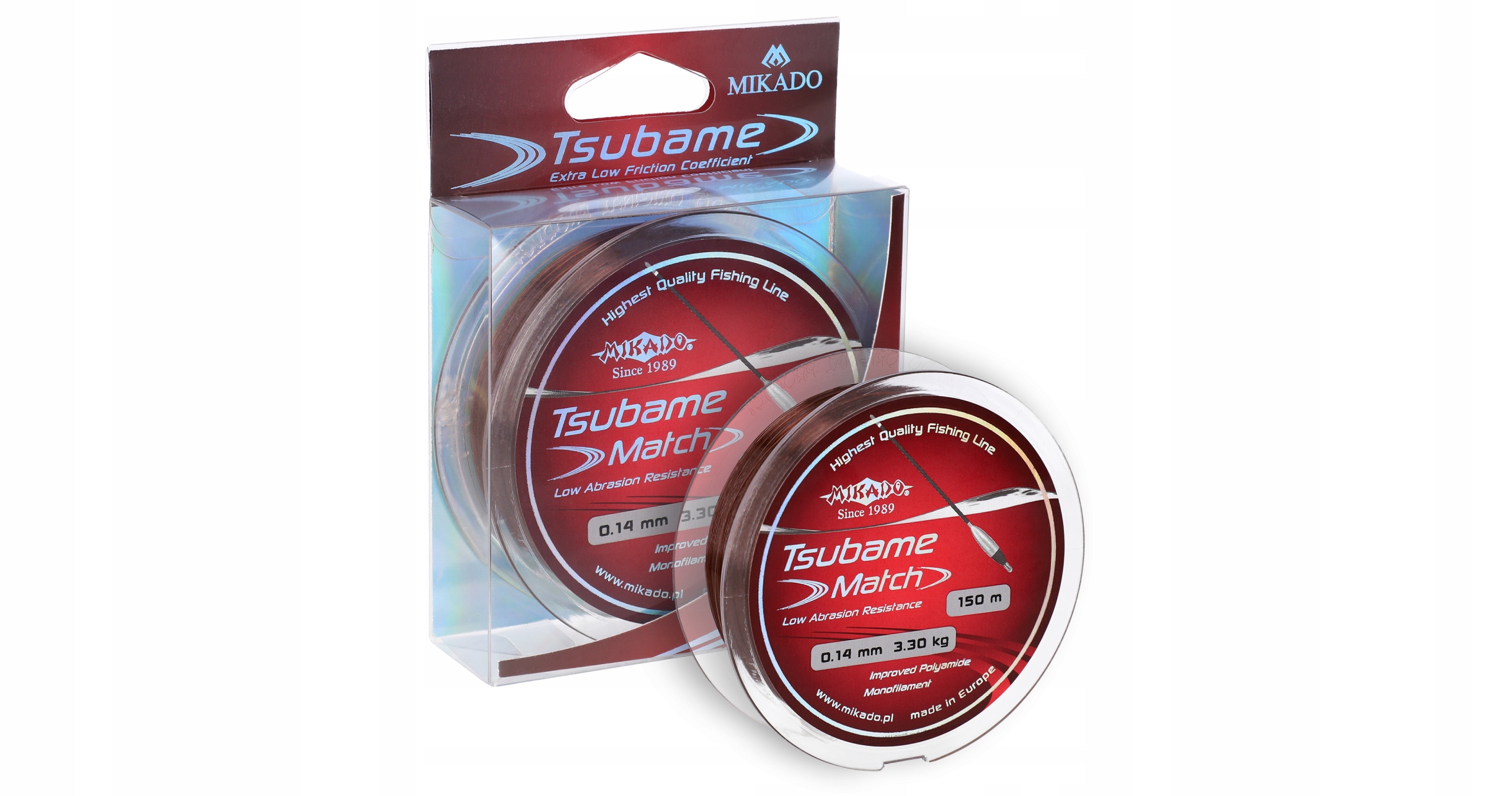 

Żyłka Mikado Tsubame Match 0,18/150m brązowa
