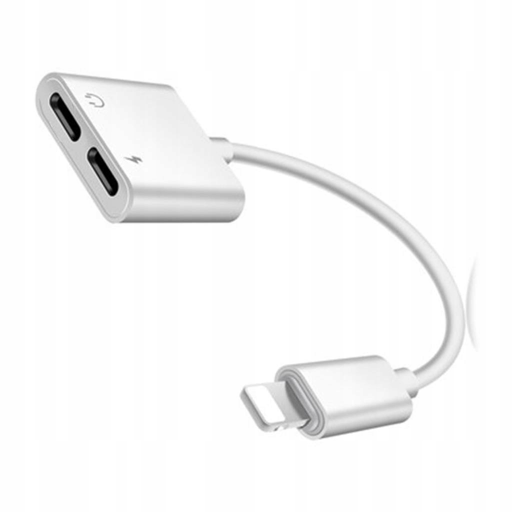 

Przejściówka 2 W 1 Lightning Iphone Słuchawki