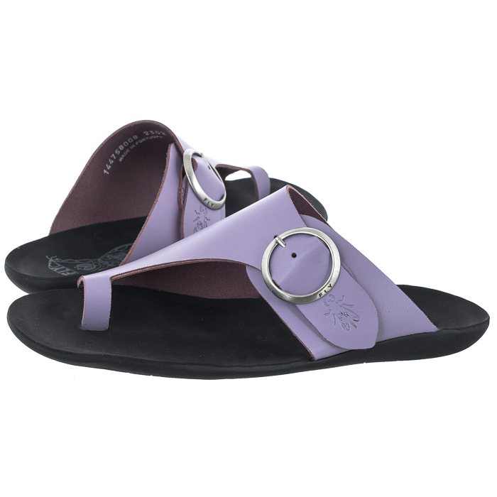 Boty Nazouváky Fly London Mica P144758008 Fialové