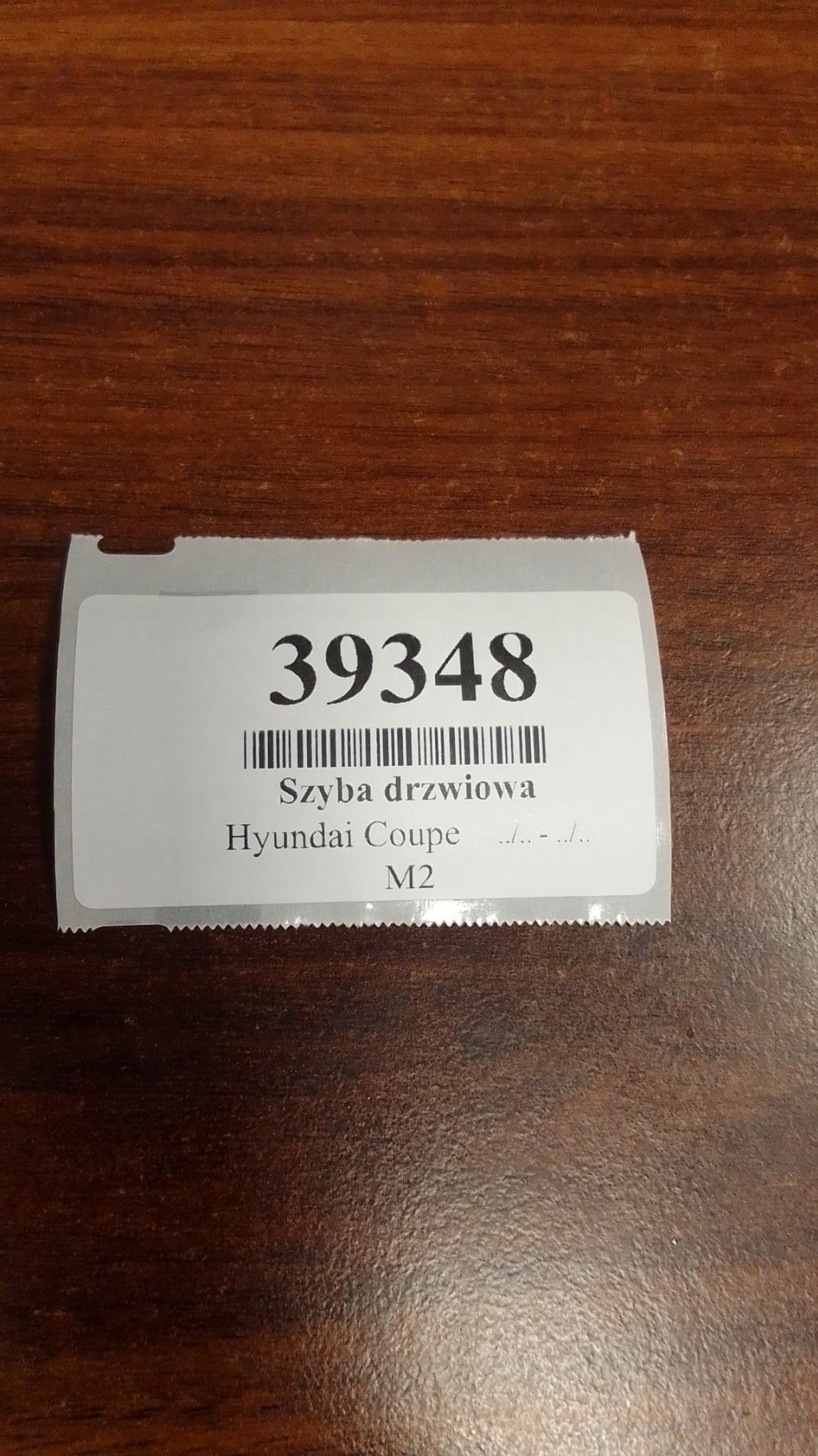 HYUNDAI COUPE window door left front