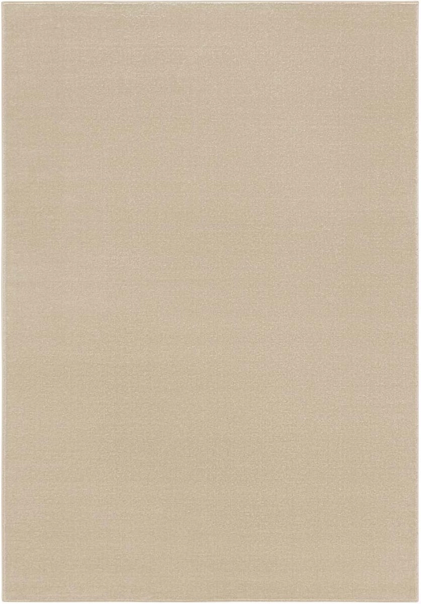 Béžový koberec do obývačky, 3D vzor z viskózy 120 x 170 cm