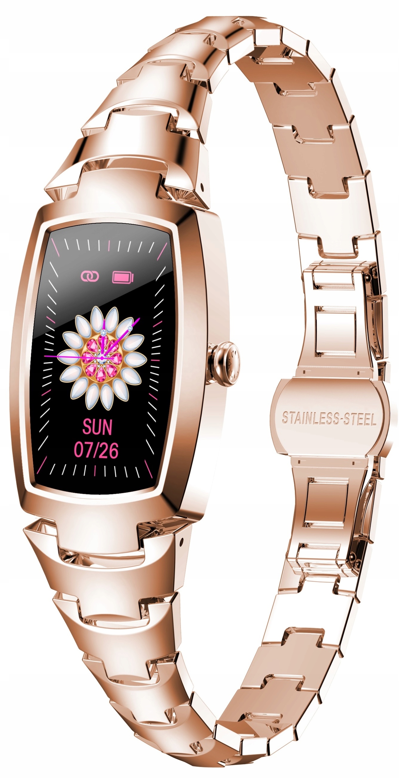 

Zegarek Damski Smartwatch Sms Bransoleta Biżuteria
