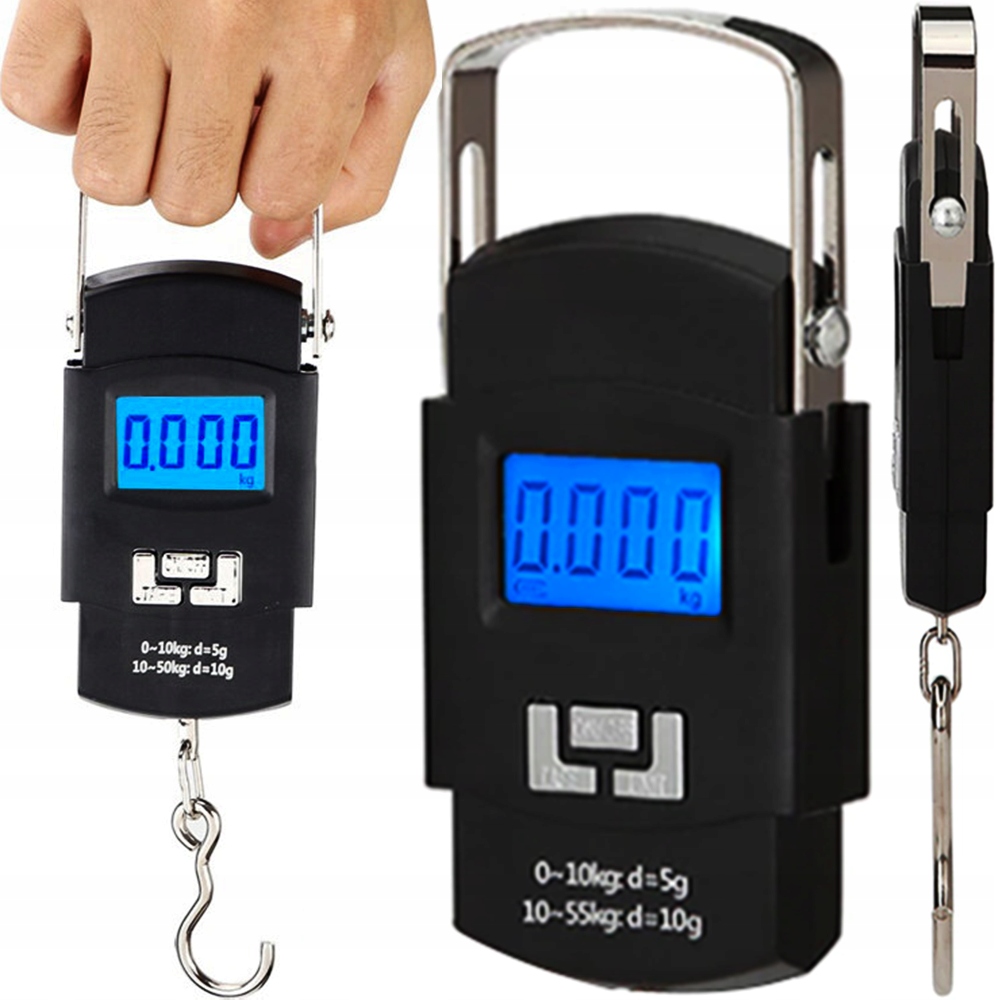 

Waga Bagażowa Wędkarska Hakowa Podróżna LCD 50KG