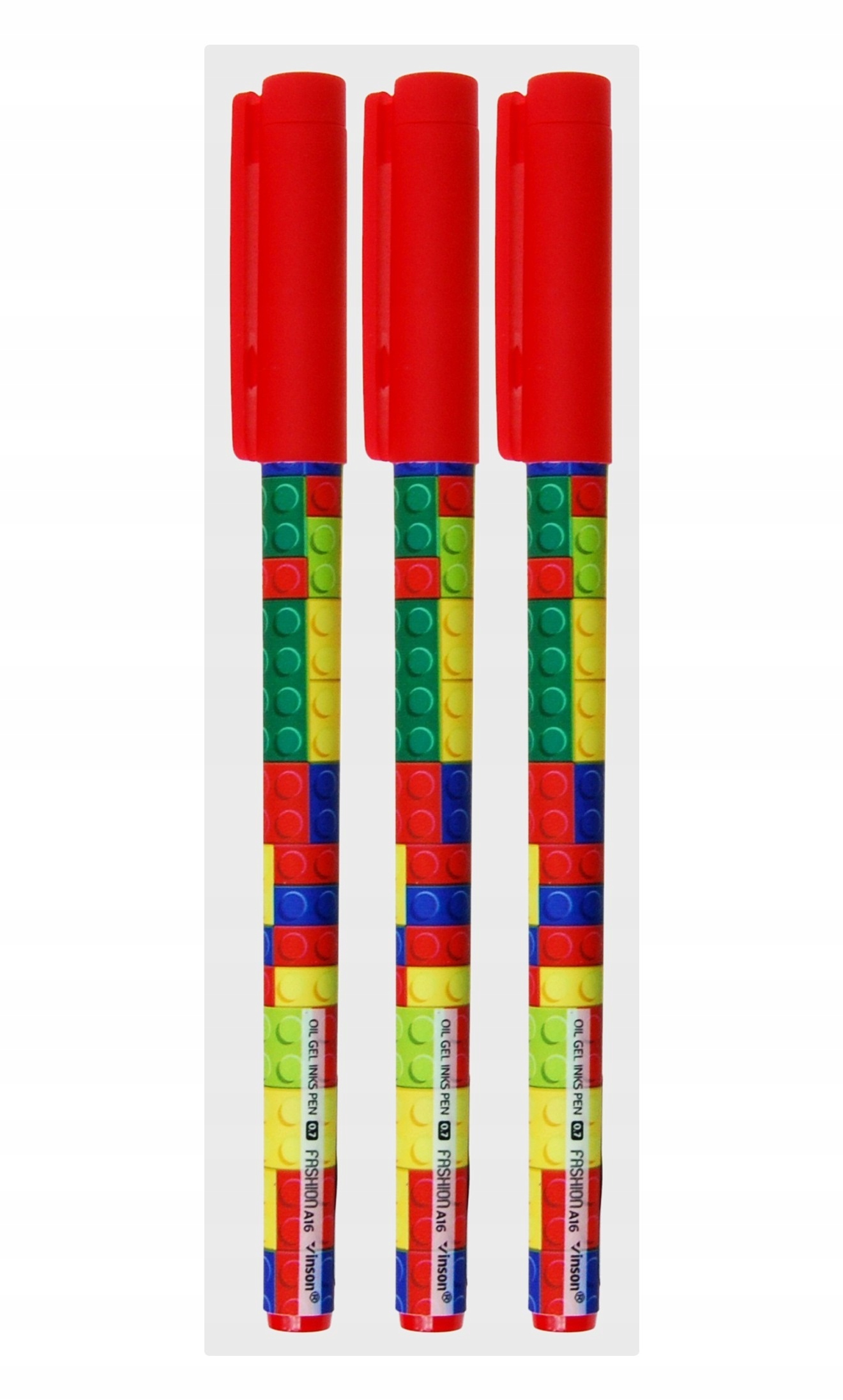 

Długopis Vinson Klocki 0,7mm 3 szt zestaw