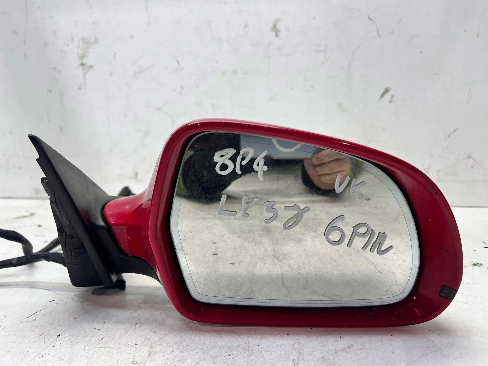 mirror exterior right front AUDI A3 8P 8P4 LIFT LY3J 6 PIN UK