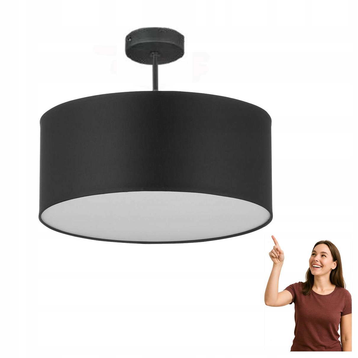 Stropná lampa Rondo BLACK450 4246 Tk Lighting