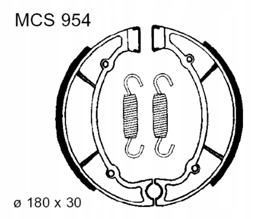 Brzdové Čelisti Yamaha Rd 250 350 Xs 650 Special