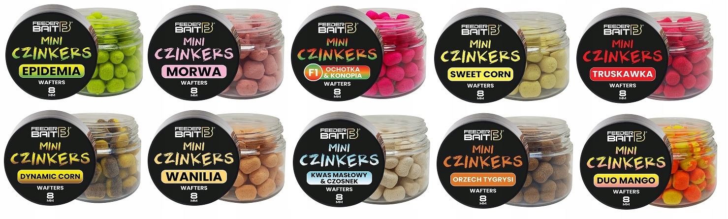 Feeder Bait Sada Mini Czinkers 8 mm Mix1