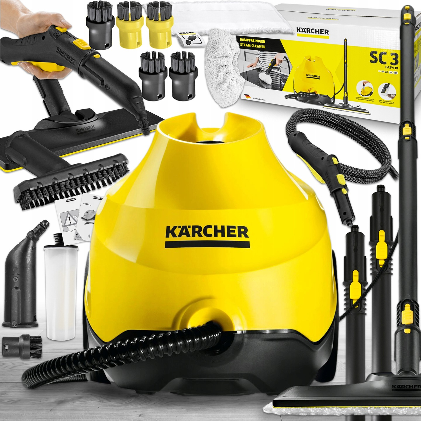 

Najnowsza Wersja Karcher SC3 Parownica Myjka XXXXL