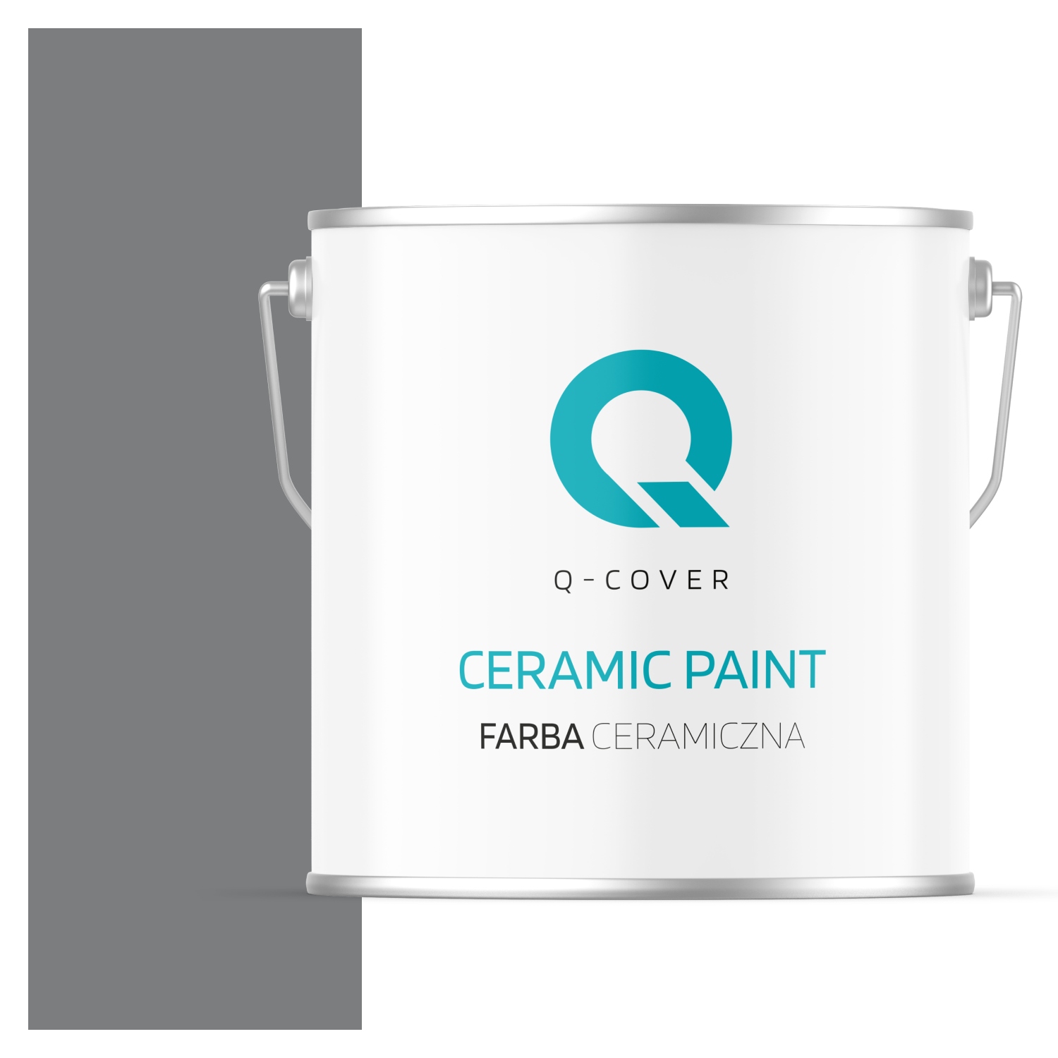 Keramická Farba Na Stenu Šedá Tmavá H1020 5L Matná Poľský Výrobca