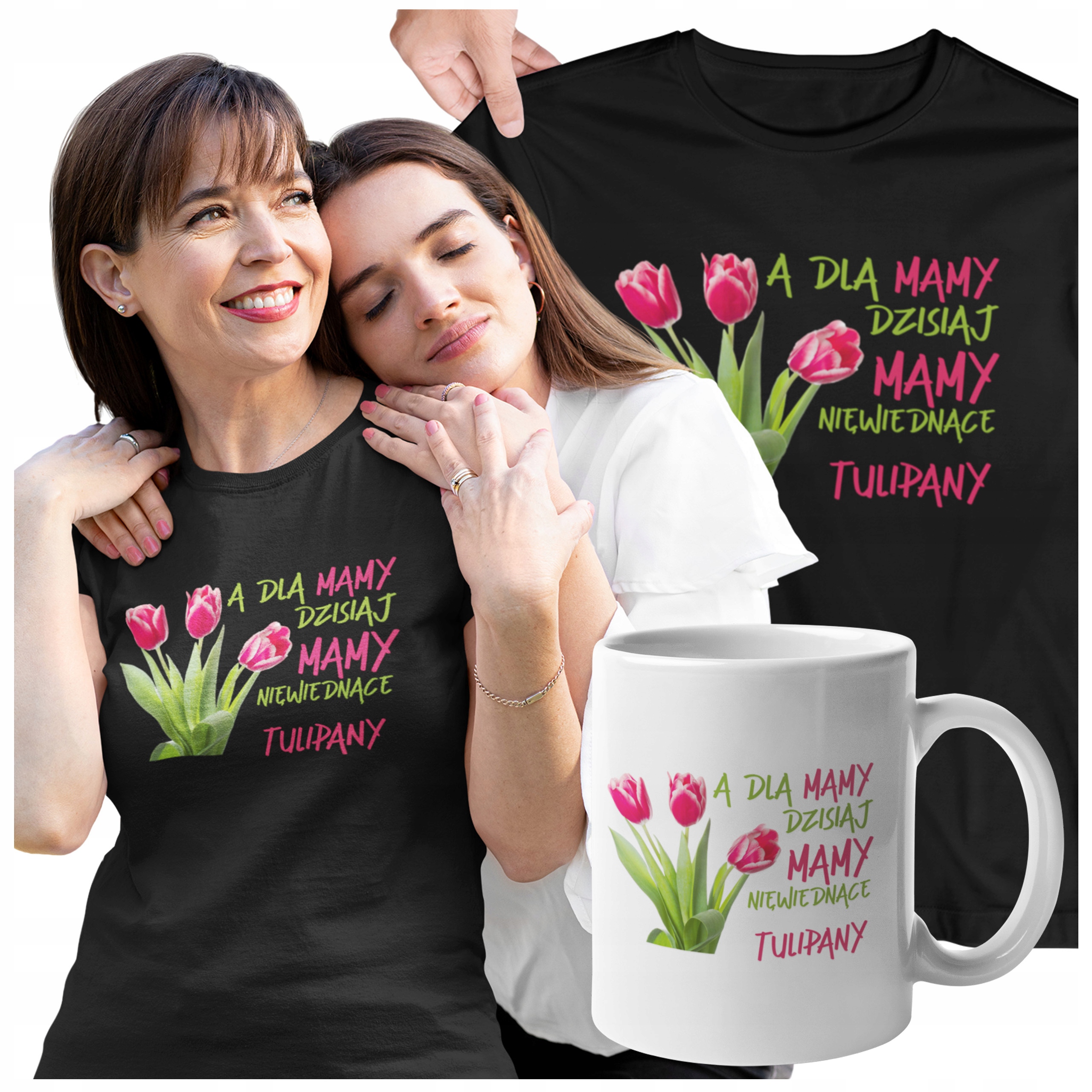 

Koszulka Na Dzień Mamy Z Kubkiem A Dla Mamy Mamy