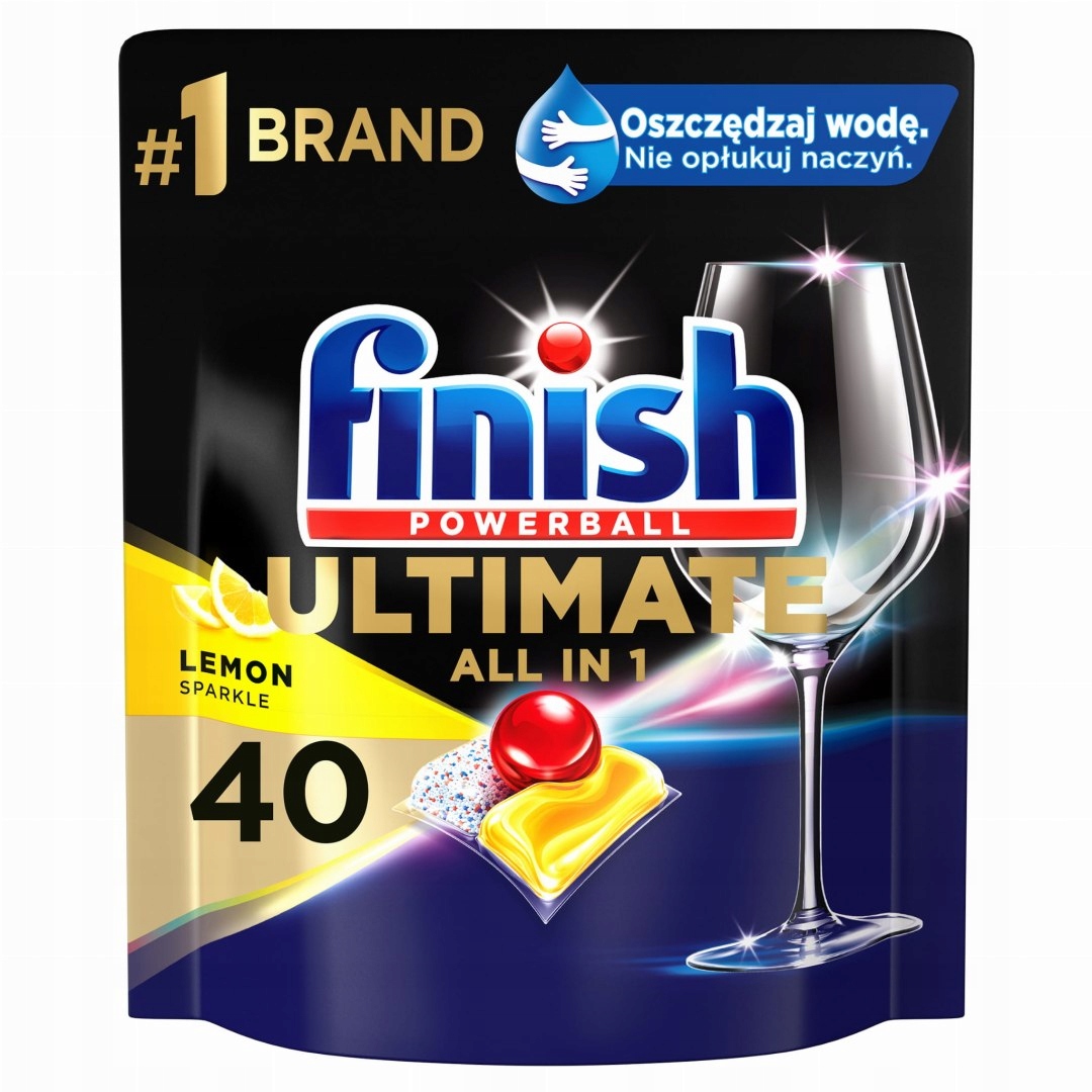 Levně Finish Kapsle Ultimate ALL-IN-1 40 Citronové