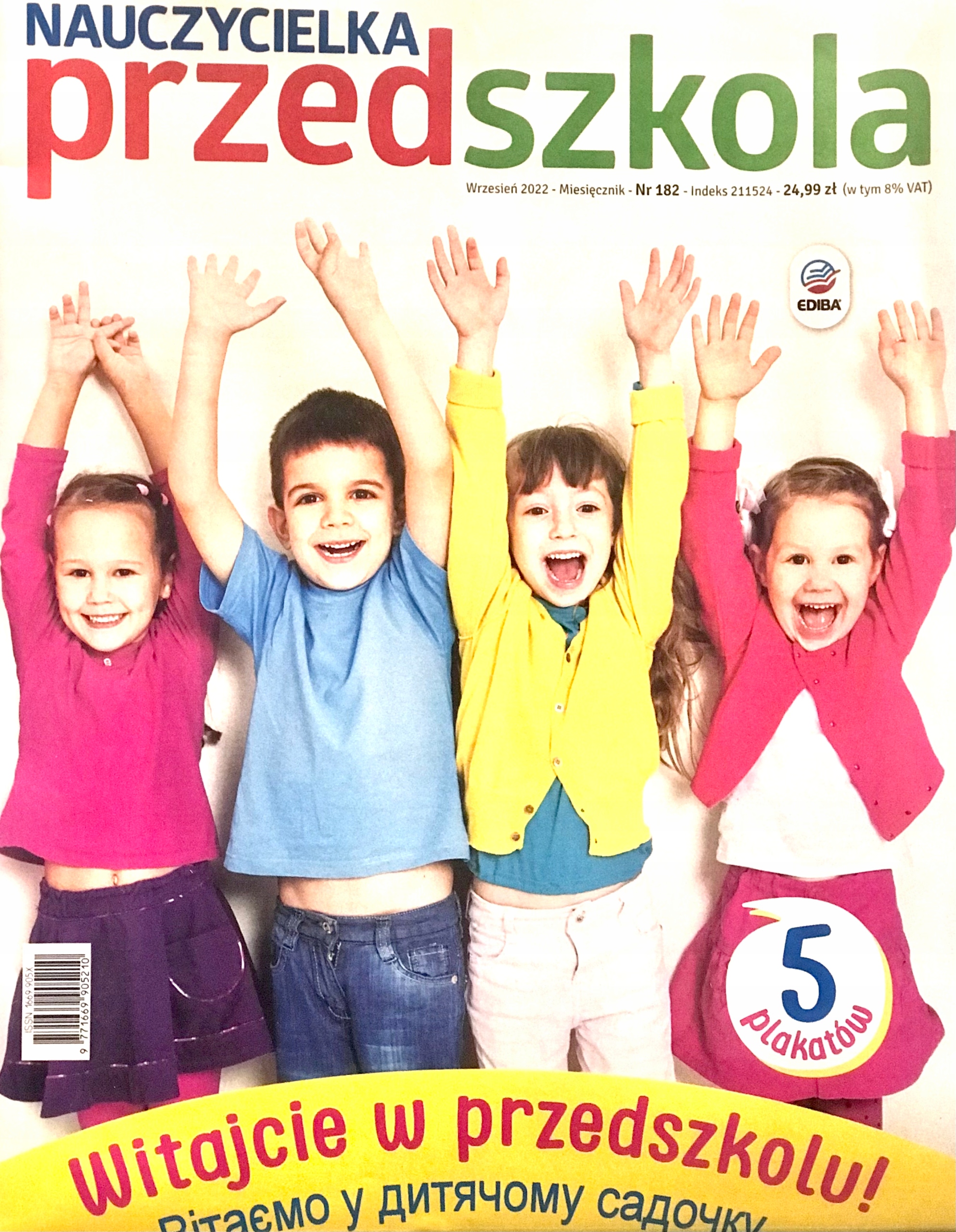 182/2022 NAUCZYCIELKA PRZEDSZKOLA CZYTANIE PISMO