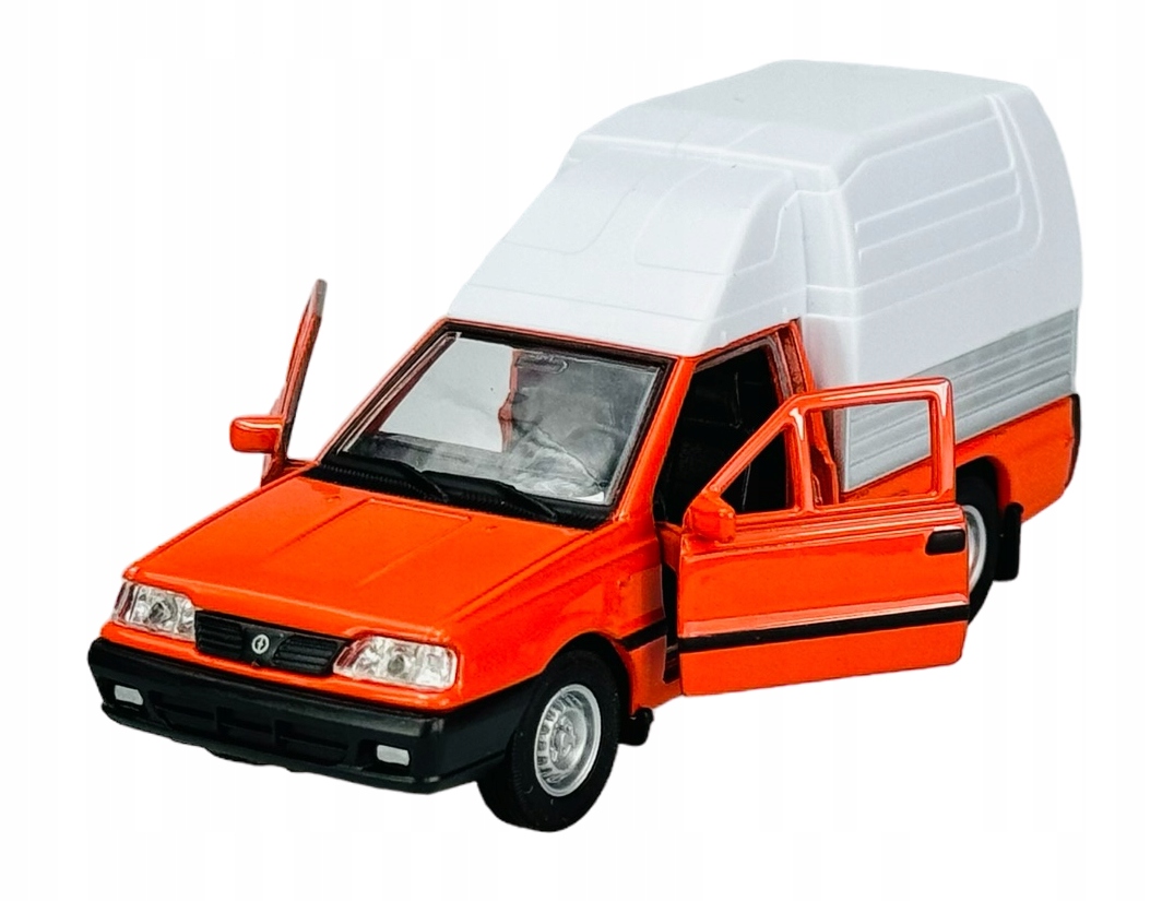 WELLY FSO POLONEZ TRUCK POMARAŃCZOWY 1:34 NOWY METALOWY MODEL 43843