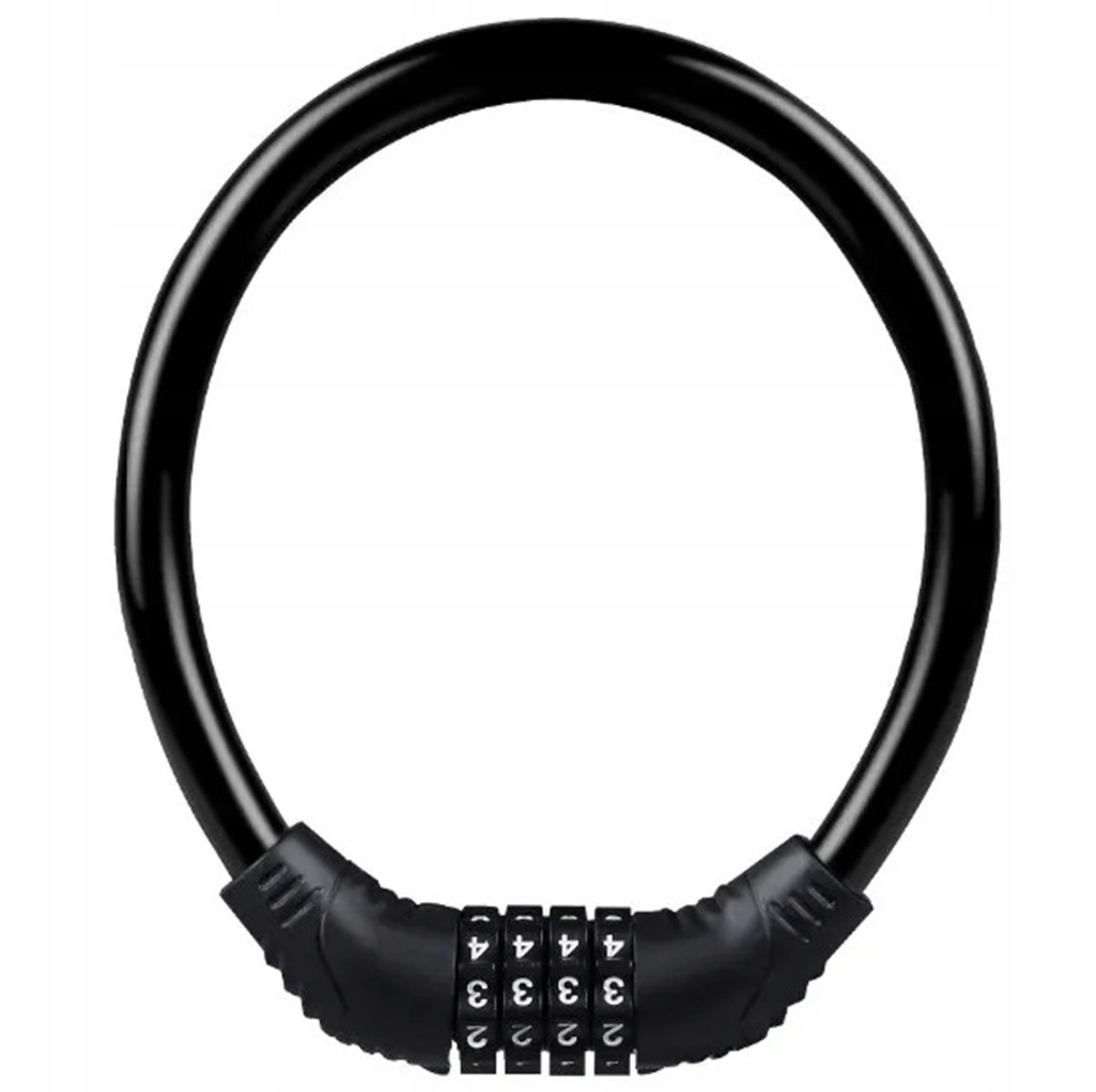 MOCNA LINKA STALOWA ZAPIĘCIE ROWEROWE NA SZYFR BLOKADA ROWEROWA KRÓTKA