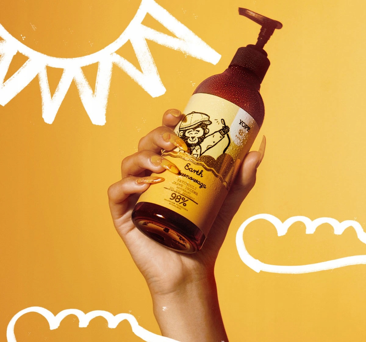 YOPE Żel pod prysznic SOUL EARTH Równowaga Przeznaczenie prysznic