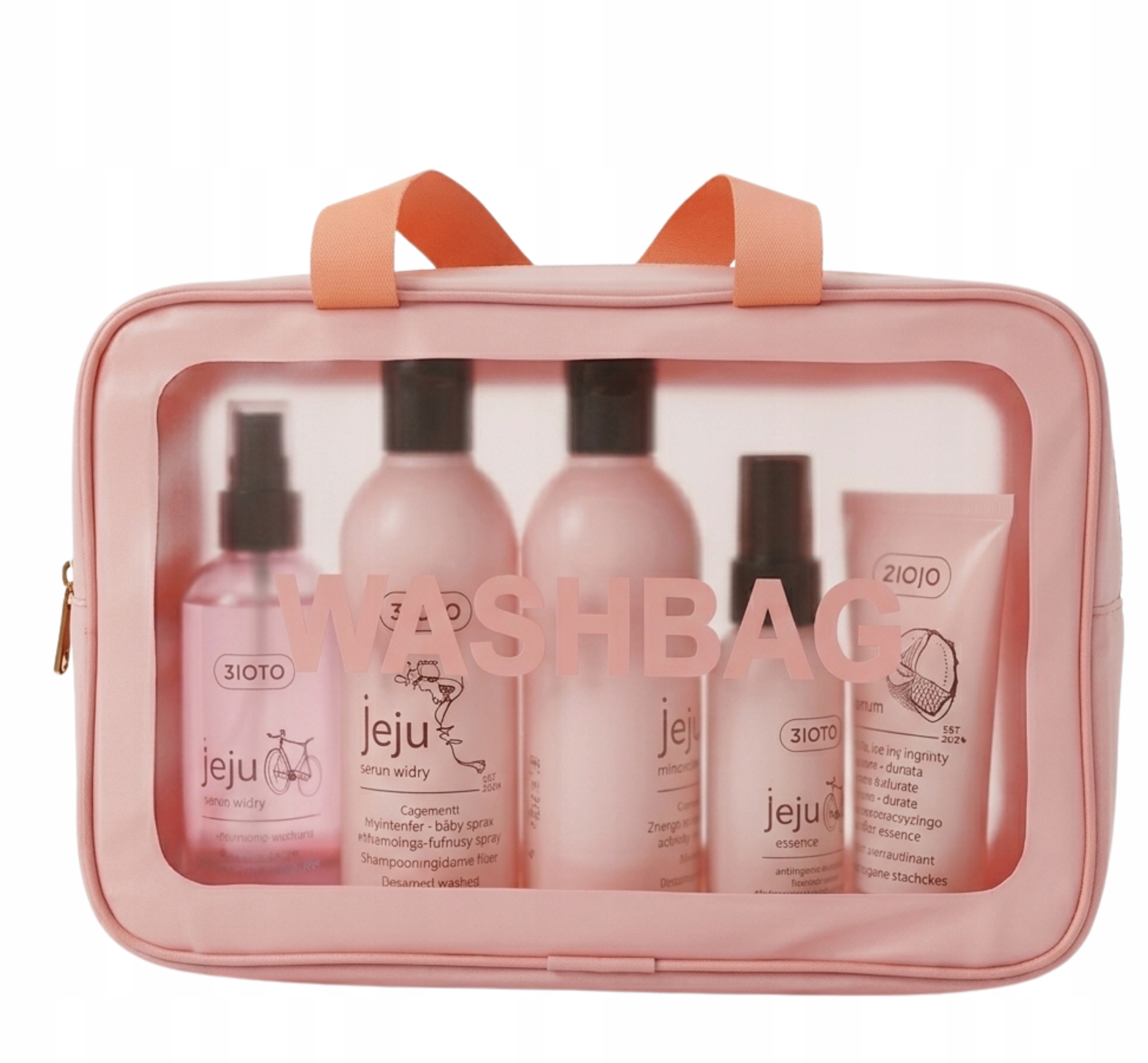 Ziaja Jeju Zestaw Kosmetyków w Kosmetyczce Washbag Dla Niej