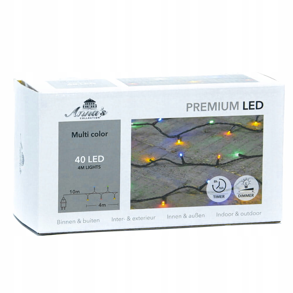 

Oświetlenie Premium Led 240 Lampek Kolorowych, 24M