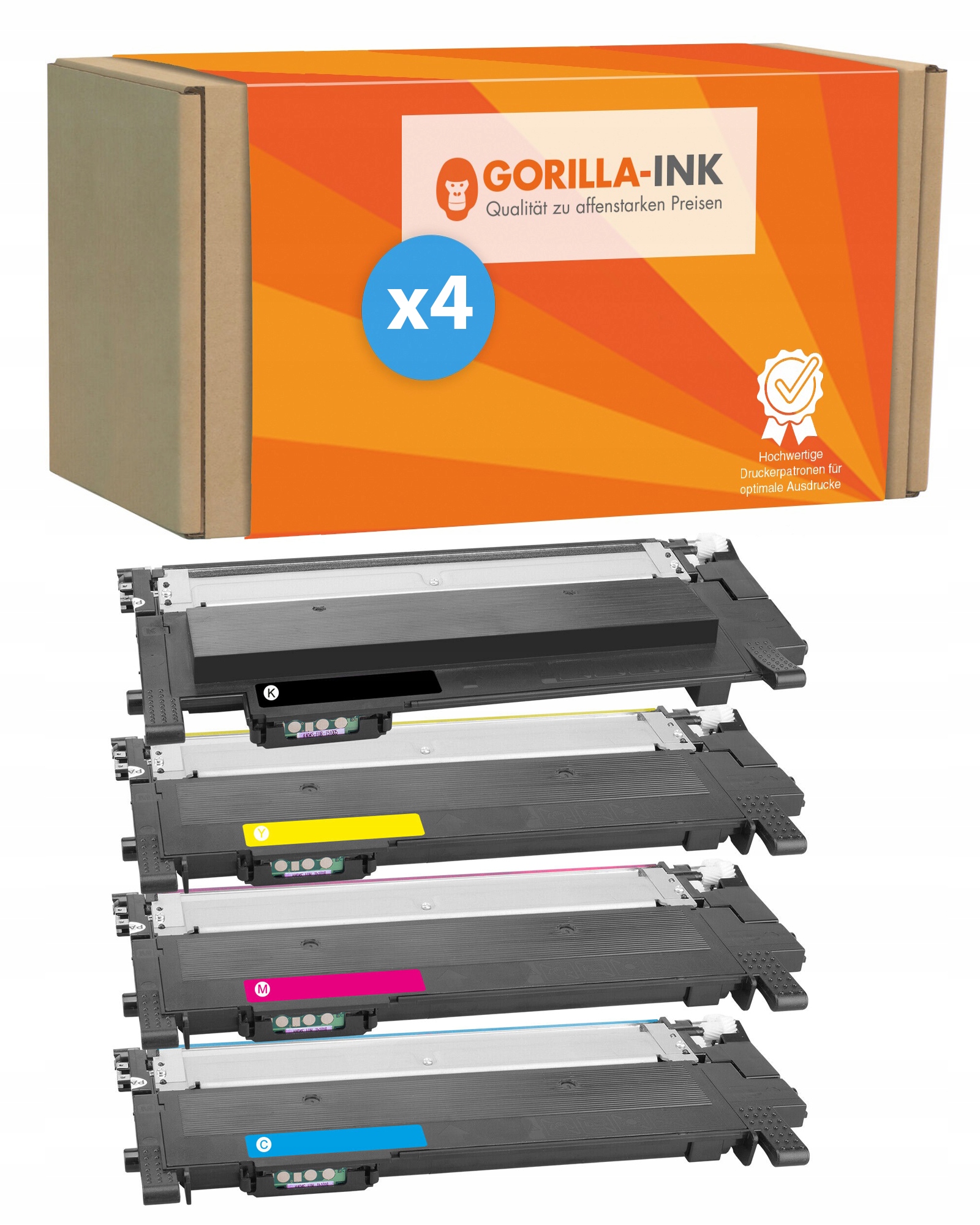4x Toner CLT-404S pro tiskárnu Samsung Xpress C480W C482W Sl-C430 SL-C430W