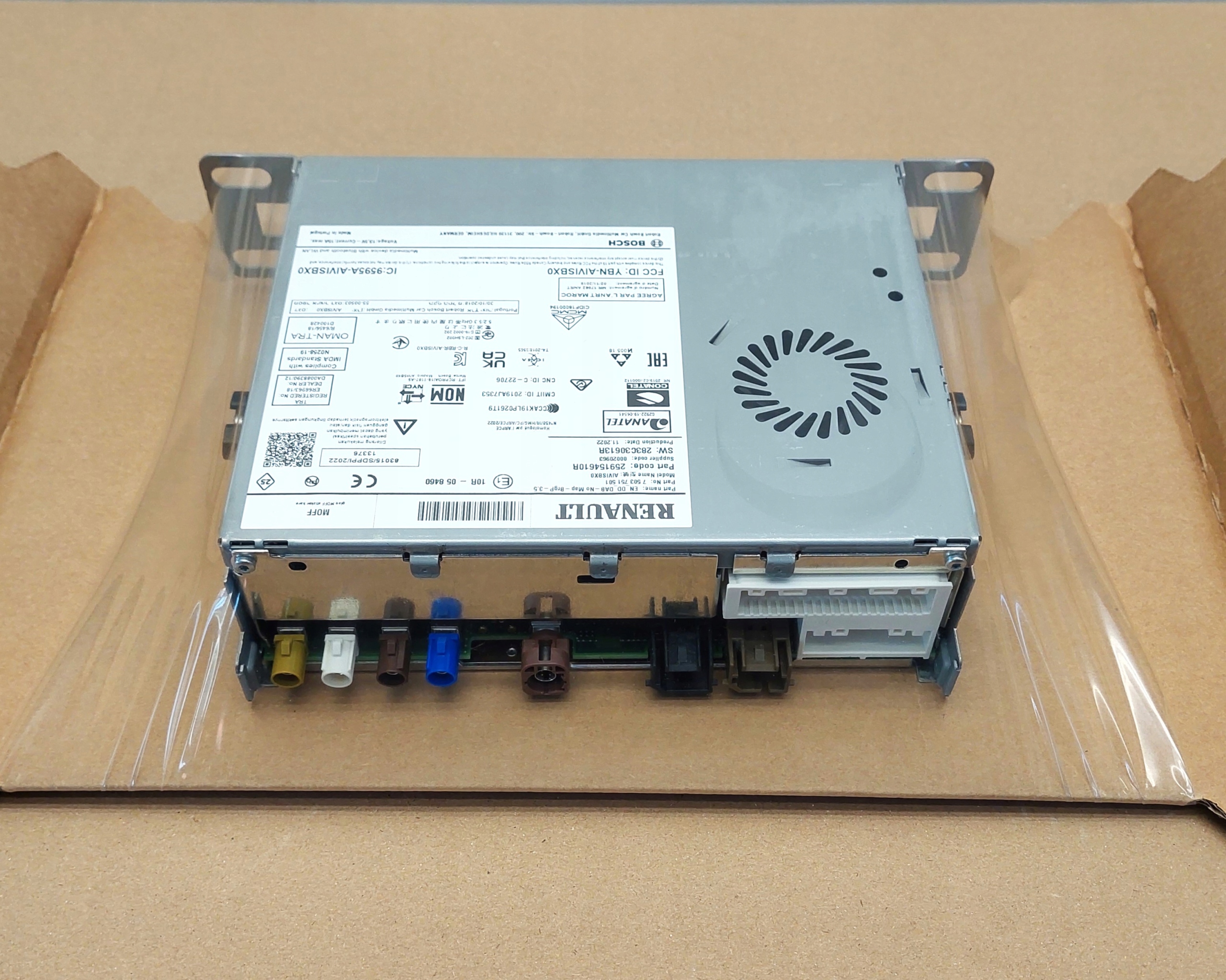 оригинал Bosch радио 283C30613R renault TWINGO III CAPTUR