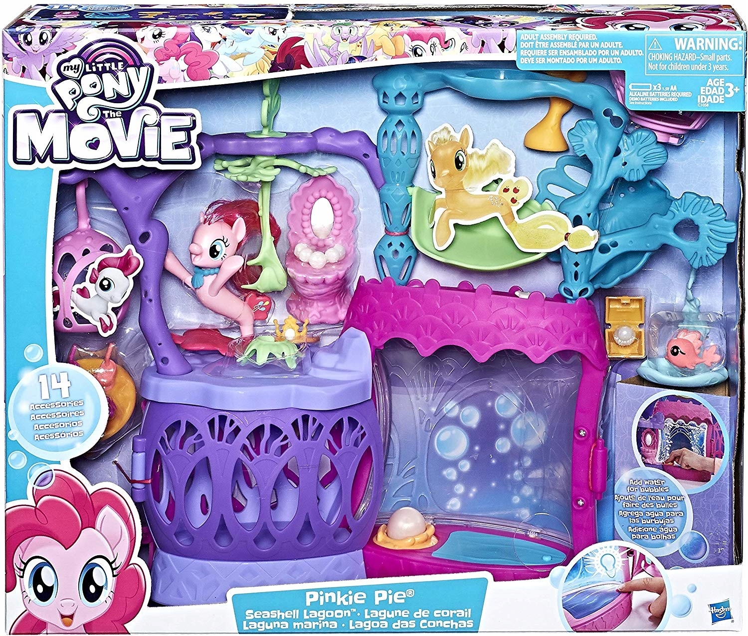 MY LITTLE PONY PODWODNY ZAMEK PINKIE PIE C1058 Kod producenta 324564576