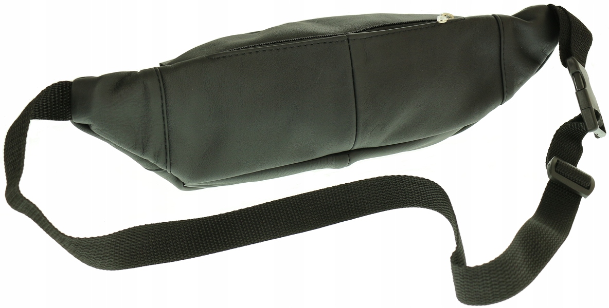 NERKA męska skórzana solidna polska CZARNA PL PROD Model Kauza