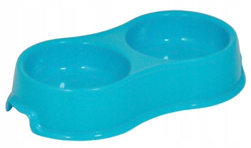 

Miska Dla Psa, Kota Plastikowa Podwójna 2x0.16L
