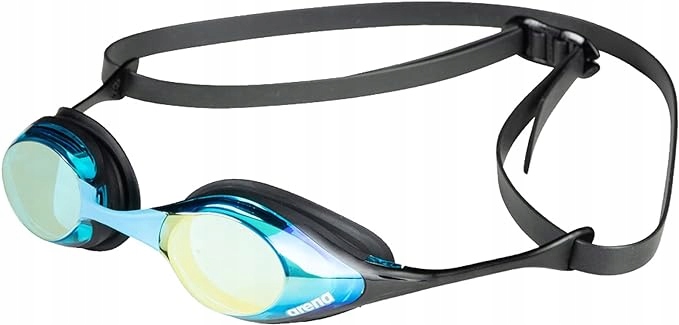 Arena Cobra Swipe Mirror okulary startowe Aqua Black