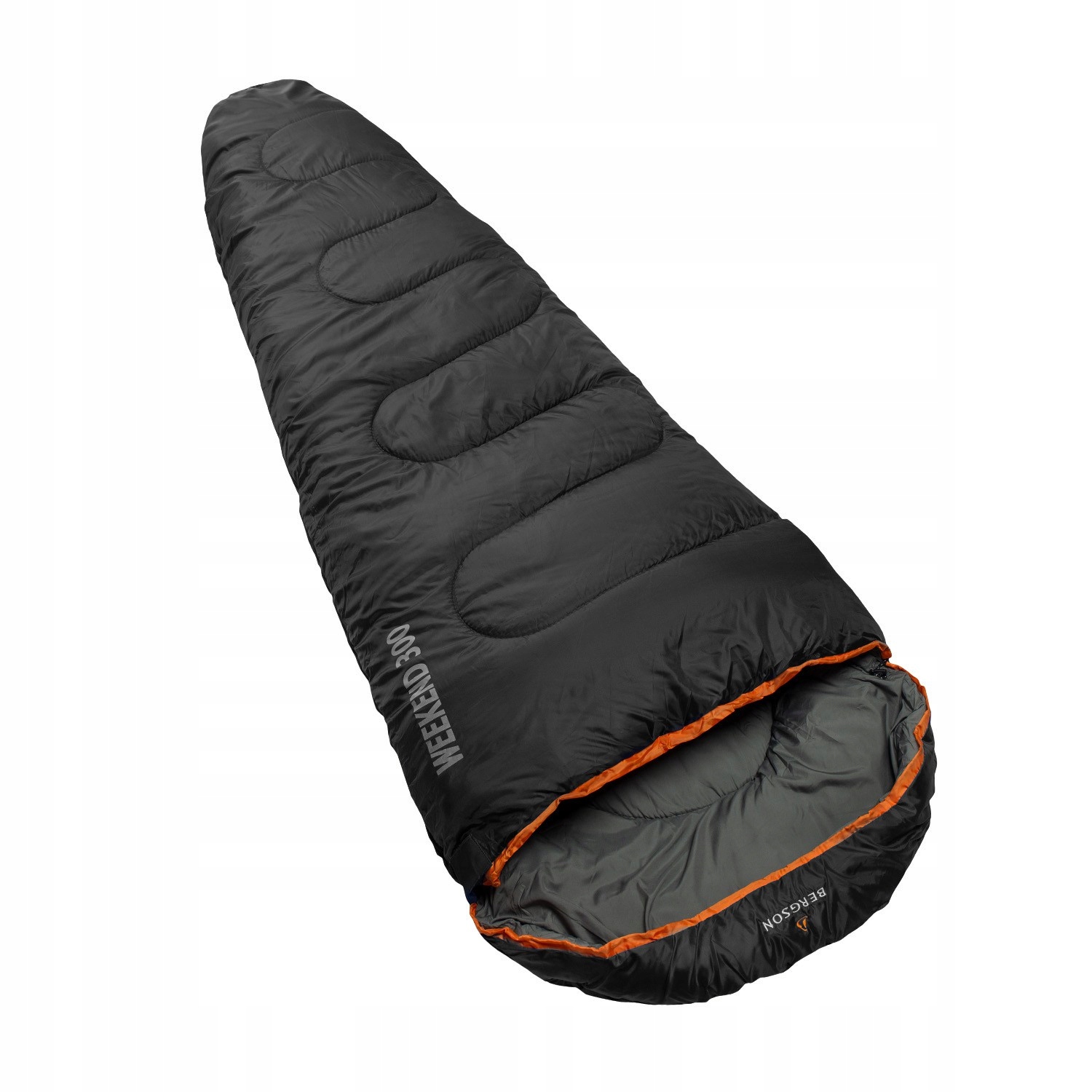 Syntetický spací pytel Bergson Weekend 300 černý