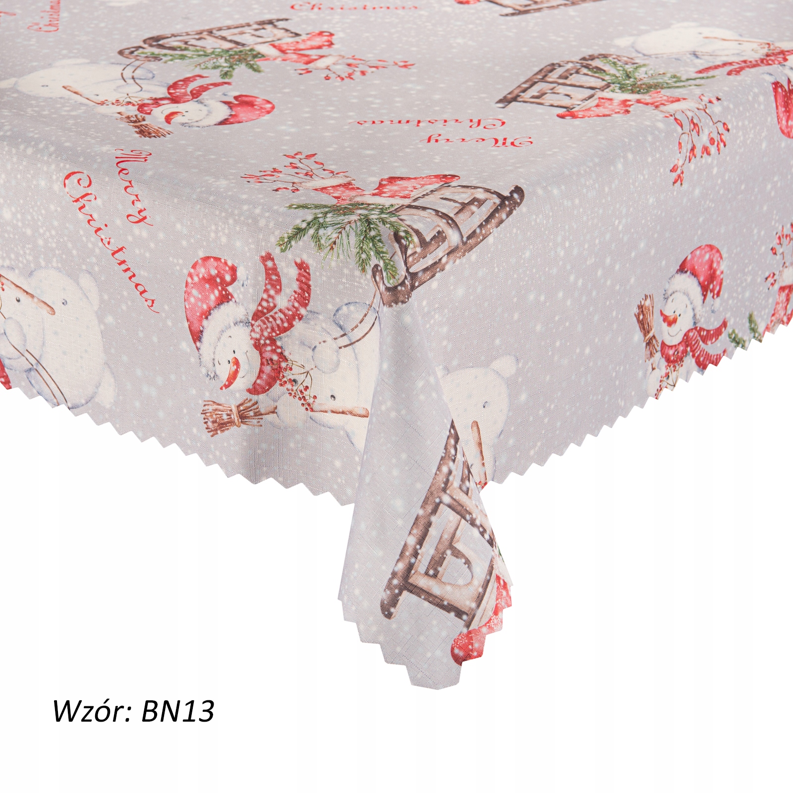 OBRUS NA ŚWIĘTA ŚWIĄTECZNY WIGILIA 120x160 POLSKI Długość 160 cm