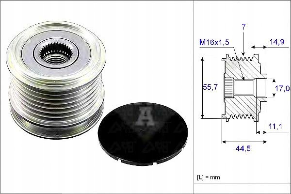 Ina Pásové Kolo Alternátoru Db Asistent řidiče #28
