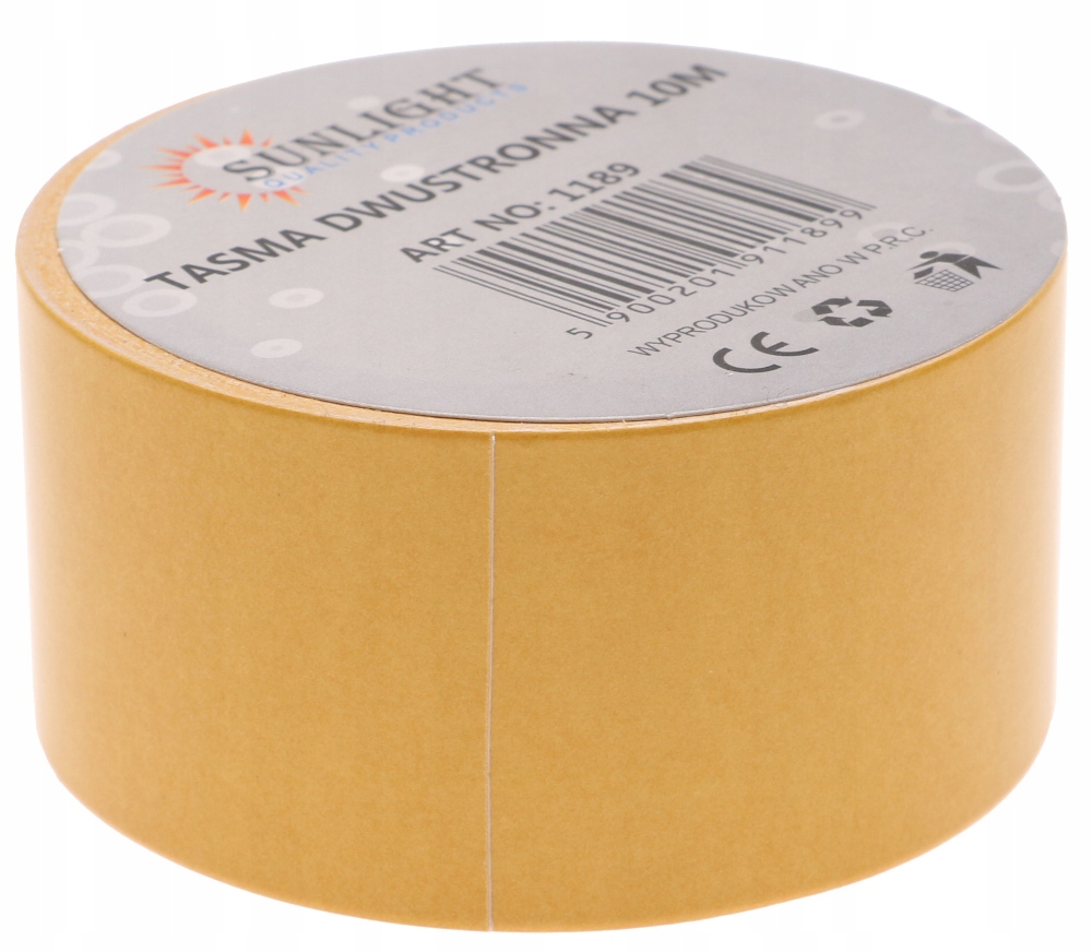 

Taśma Dwustronna Mocna Klejąca 48mm 10m 1189