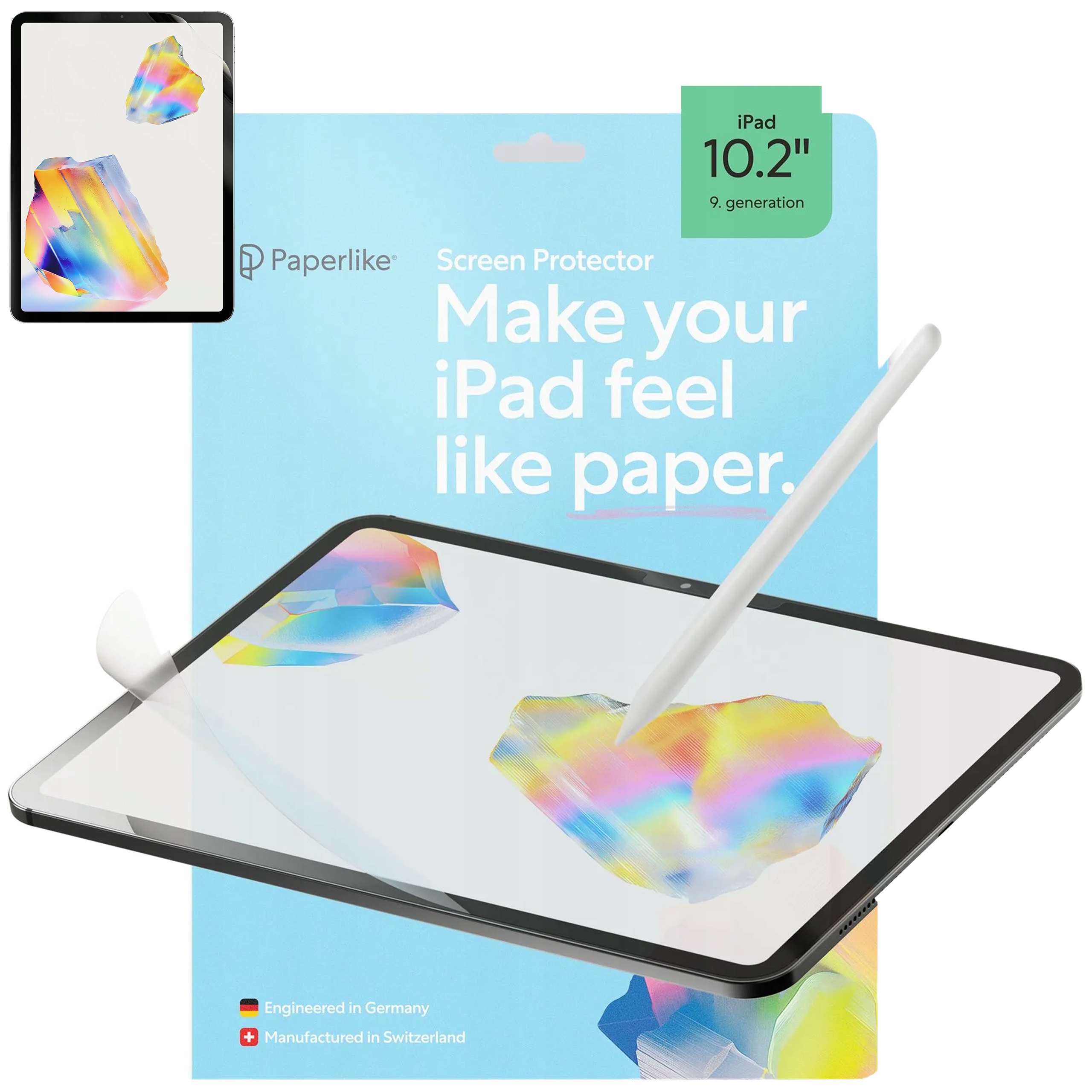 Paperlike 3 Fólie na displej pro iPad 10.2" 2021 2020 2019 jako papír