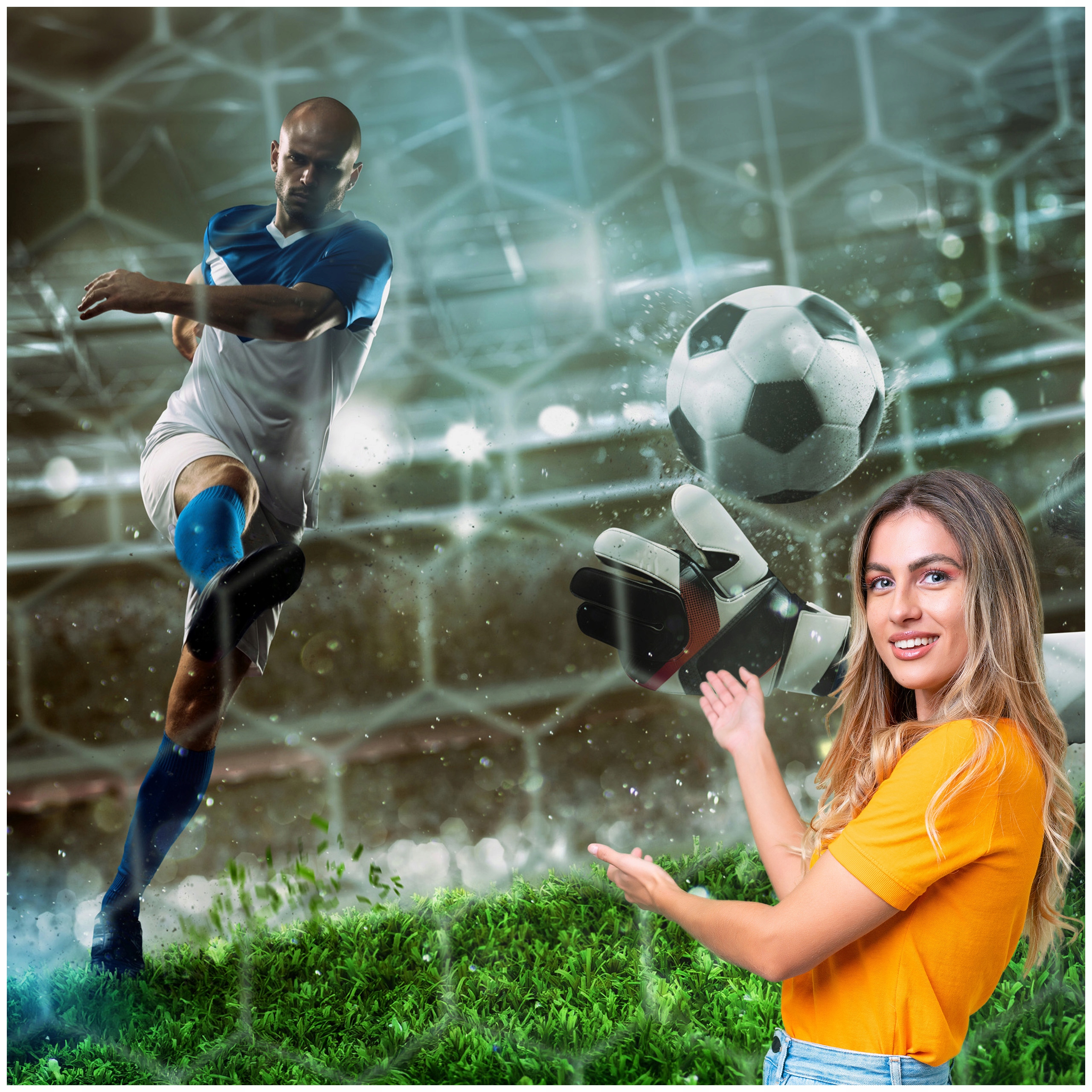 Fototapeta 3D Pro Mládež Fotbal 490x280 DMPN02F
