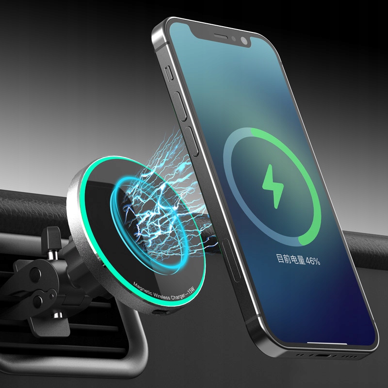 Magnetyczna ladowarka samochodowa bezprzewodowa