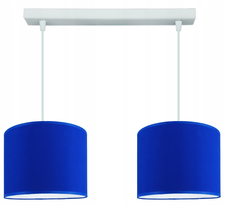 Moderní závěsná lustrová lampa, módní stropní stínidlo 20 cm, modrá, Led